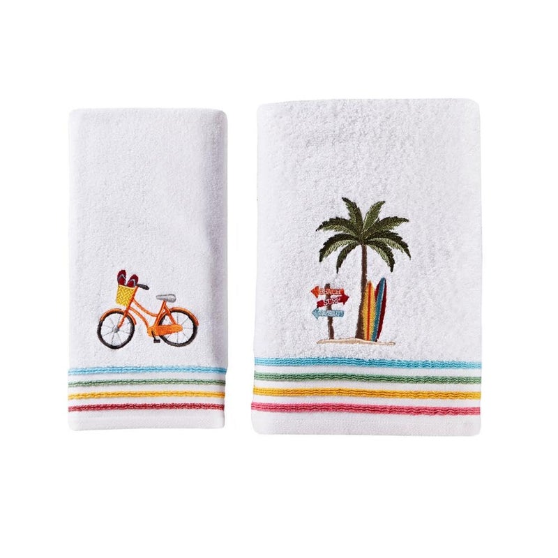 SKL Home by Saturday Knight Ltd. Paradise Beach Bath Towel, White - Image 3